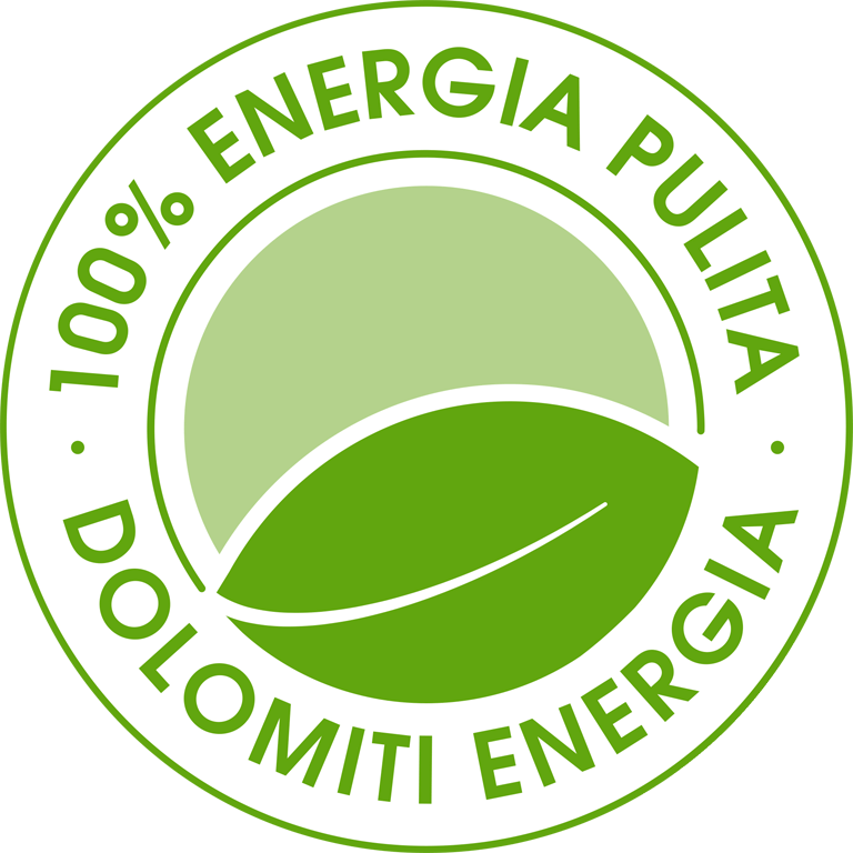 Logo 100% Energia Pulita - Dolomiti Energia